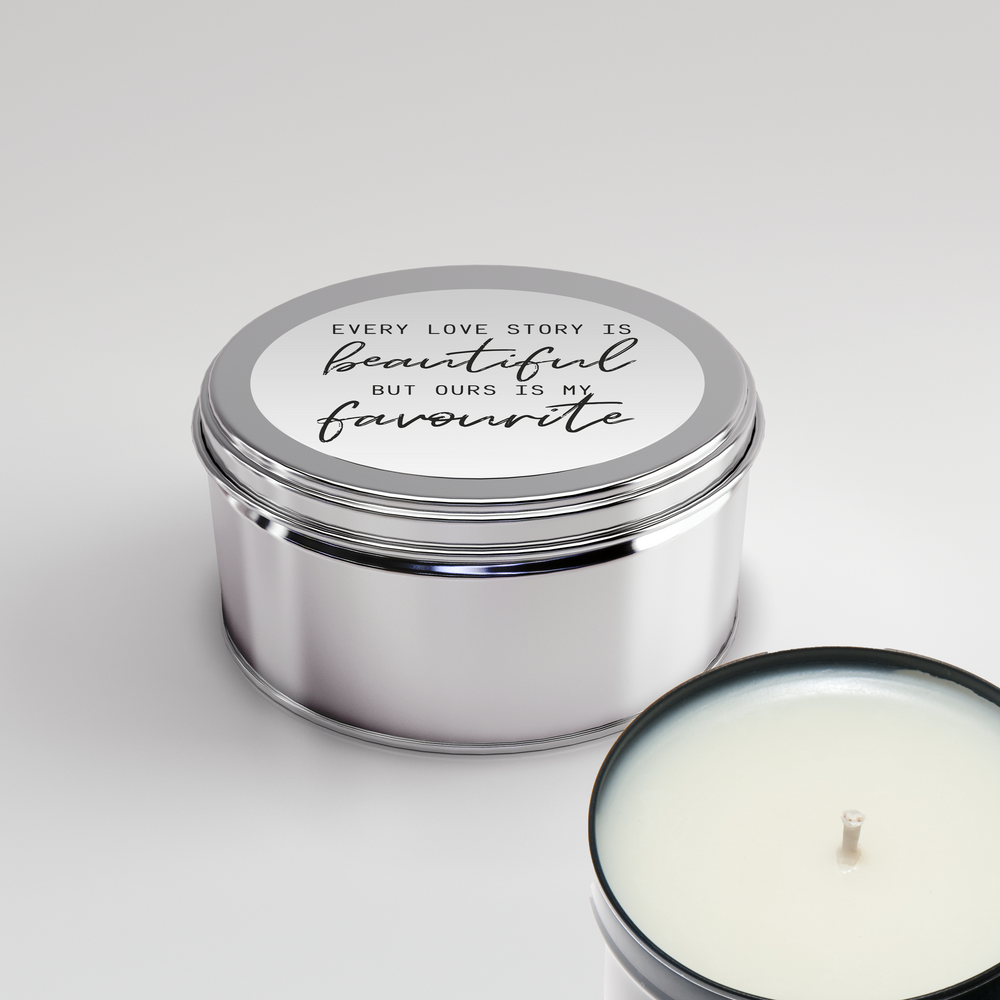 Every Love Story Metal Jar Candle #1 image